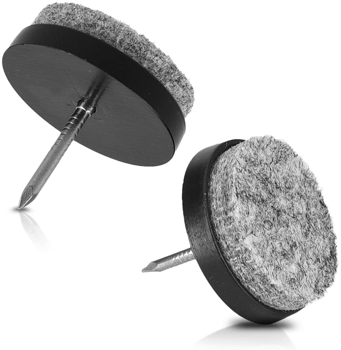 Lot de 50 patins à clouer pour pieds de chaise - Pour protection de sol