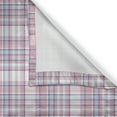 thumbnail image 5 of Ambesonne Checkered Grommet Curtain, Antique English Tile, 50" x 96", Lilac Purple Pale Blue, 5 of 6