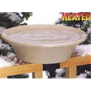 API 14" Heated Bird Bath with EZ-Tilt Deck or Pole Mount