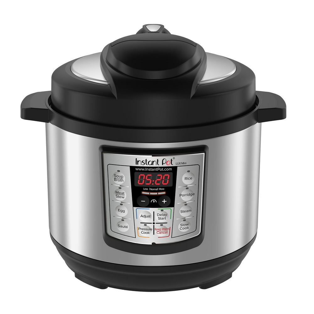 Instant Pot LUX mini 3-Quart 6-in-1 Multi-Use Programmable Pressure Cooker, Slow Cooker, Rice Cooker, Sauté, Steamer, and Warmer