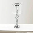 thumbnail image 4 of Candle Holder Candlestick Centerpiece for Table Stand Votive Hotel Wedding Silver Middle, 4 of 7