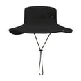 thumbnail image 2 of Visland Men Wide Brim Sun Hat Waterproof UV Breathable Shading Multifunctional Hiking Cap, 2 of 8