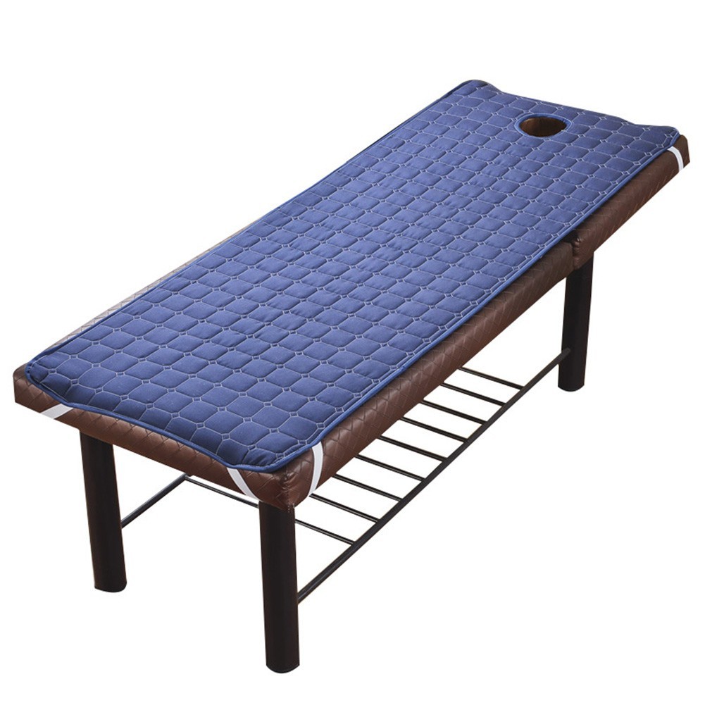 Antislip Beauty Massage Spa Bed Table Cover With Hole Salon Couch