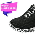 thumbnail image 2 of ZEE ALEXIS Women's Danielle Woven Sneakers, Color: Snow Leopard, Size: 10, 2 of 2