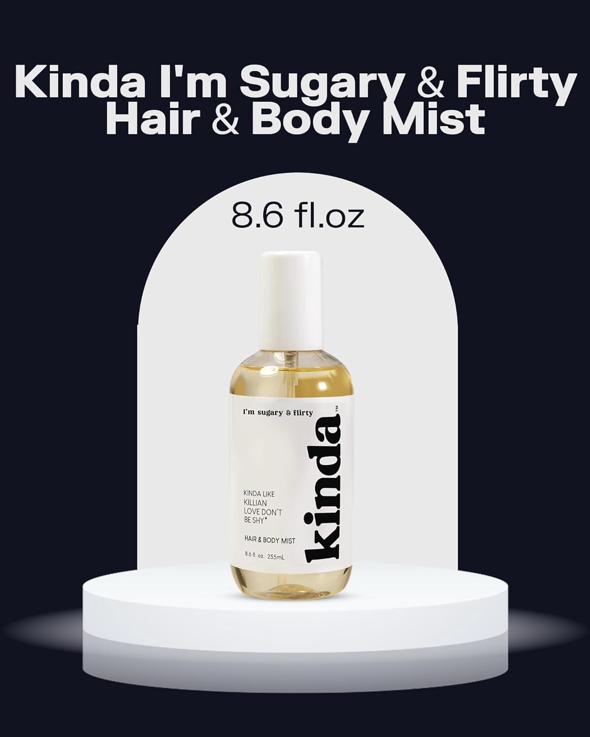 ParfumsBelcam Kinda Sugary & Flirty Hair & Body Mist for Women, 8.6 fl oz