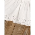 thumbnail image 5 of Baby Girl White Dress With Shorts Set, 5 of 6