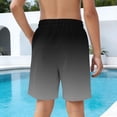 thumbnail image 4 of ATOGUTA Boys' Swim Shorts Bathing Suit Boys Swimsuit Swimwear Quick Dry Swim Trunks Kids Beach Board Shorts Size 4T-15, Black, 4 of 6