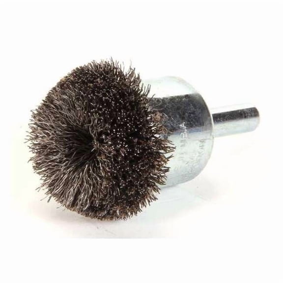 Weiler Flared Crimped Wire End Wire Brush, Steel 90851
