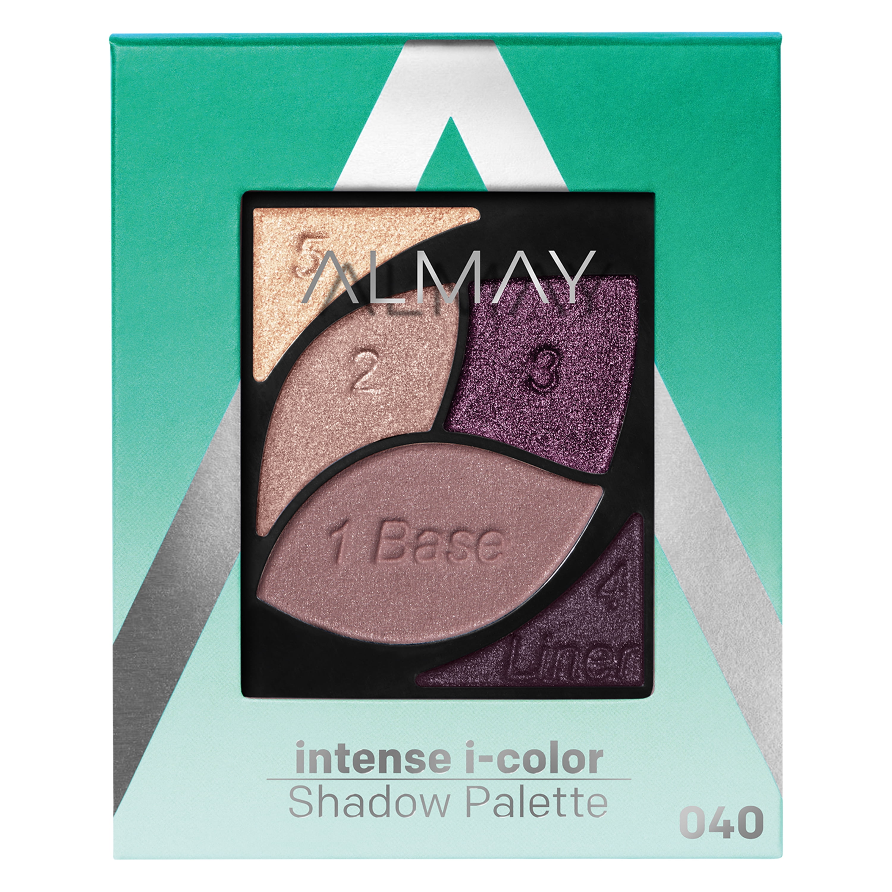 Almay Intense I-Color Enhancing Eyeshadow Palette, 040 Green Eyes, 0.1 oz.