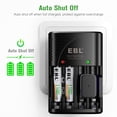 thumbnail image 4 of EBL Rechargeable AAA Batteries (8 Pack), 1.2V Triple a Batteries with Battery Charger, 4 of 6