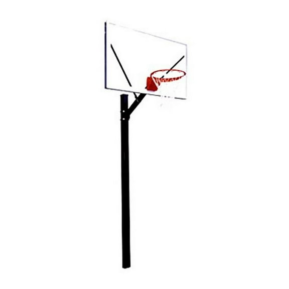 First Team Sport Select Fixed Height Inground Basketball System - 60 Inch Acrylic Backboard