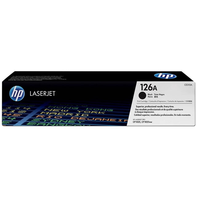 Cartucho de Tóner HP 126A Negro Laserjet Original CE310A