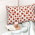 thumbnail image 4 of Fuzoiu Hand Drawn Tomatoes Print Pillow Case with Hidden Zipper,Pillow Covers,Soft and Comfortable Pillowcase-16"x24", 4 of 6