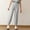 Gray, variant on Kids Solid Ice Silk Cuffed Pants Breathable Bug Proof Outdoor Casual Summer Trousers