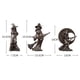 thumbnail image 4 of Matsuzay Escultura de estatuilla de del mundo mágico para decoración del hogar, figuras de borde , escultura de brujería Decoración del hogar No.2, 4 of 6