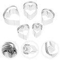 thumbnail image 3 of Molde para hornear corazón de 5 uds., cortador de galletas de corazón, herramientas para hornear de acero inoxidable, moldes de c HOMEMAXS 14406570-MX, 3 of 7