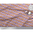 thumbnail image 3 of Soimoi Polyester Crepe Fabric Spider Web & Pumpkin Halloween Printed Fabric 1 Yard 42 Inch Wide, 3 of 3