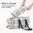 thumbnail image 3 of keepw Cloth Auto Pet Seat Bag Portable Washable Universal Detachable Lifting Strap Rectangular Automotive Mat Carrier Accessories Blue Type 2, 3 of 6