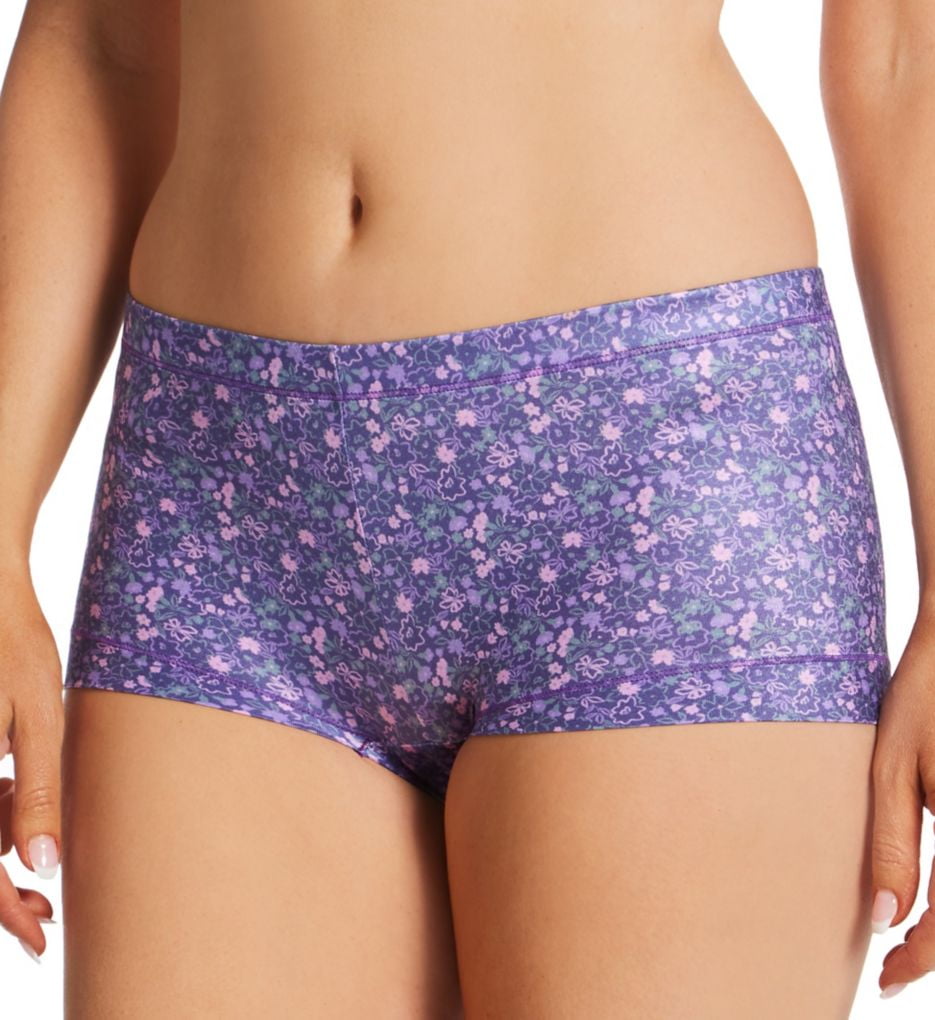 Women's Maidenform 40774 Dream Microfiber Boyshort Panty (Navy Twilight