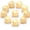 White, variant on Homemory Flameless LED Tealight Candles Battery Operated Timer Operated 6-Pack
