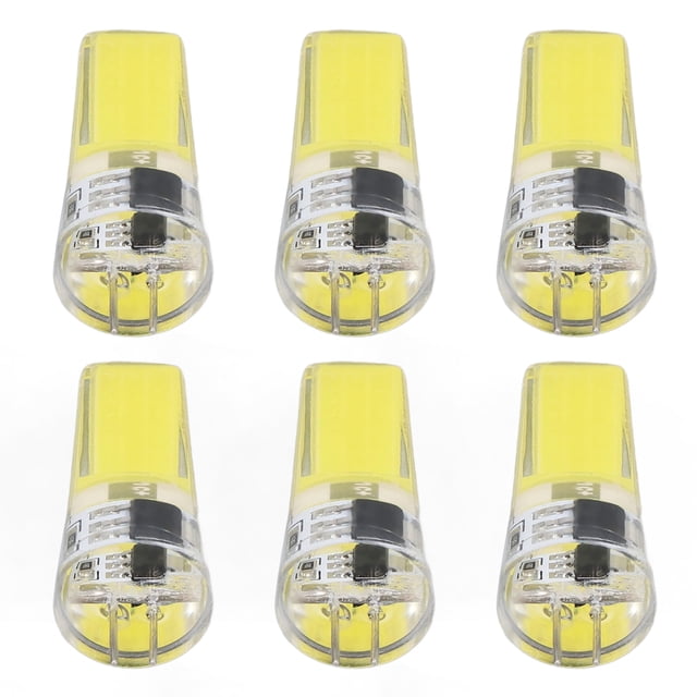 Bombilla Bi Pin, Regulable G4 LED Iluminación De 360 Grados 9W 220V 6 Piezas Disipación De Calor Rápida Para Lámparas De Techo De Candelabro