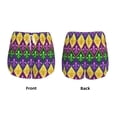 thumbnail image 3 of Balery Mardi Gras4 Pantalones cortos deportivos para mujer con forro y dos bolsillos, elásticos, para entrenamiento, gimnasio, yoga-X-Large, 3 of 7