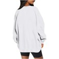 thumbnail image 4 of 2023 Chandails de Noël pour Femmes en Liquidation Col Rond Mode Décontractée Manches Longues Imprimé de Noël Chandails Blouse, 4 of 5