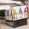 thumbnail image 7 of Kdxio Autumn Funny Gnomes Print Toaster Cover Bread Machine Cover Fits for Most Standard 2 Slice Toasters,Keep Toaster Free From Dust And Fingerprint Oven Dustproof Cover, 7 of 7