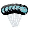 thumbnail image 1 of Dreaming of Snakes Blue Cupcake Picks Toppers - Set of 6, 1 of 1