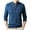 Blue, variant on TFEOQRY Men's Quarter Zip Mock Neck Sweater Plaid Knit Long Sleeve Textured Casual Pullover Fall Winter Top Olive Green