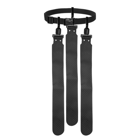 Uxcell Flag Football Set, Adjustable Flag Football Belt with 1 Belt and 3 Flags Easy Tear Away for Men Women Players Training Competition (Black)