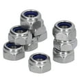 thumbnail image 4 of 100Pcs Nylon Insert Lock Nut Stainless Steel Nylon Inserted Locknuts Fastener Set Kit for Maintenance, 4 of 7