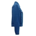 thumbnail image 3 of Chamarra George para Mujer, a la Cintura con Bolsillos Simulados en Pecho Azul Talla M, 3 of 4