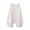 White, variant on Toddler Girls One Piece Romper Crew Neck Sleeveless Floral Print Jumpsuit Cotton Comfy Soft Summer Pajamas (1-2 Years, Pink)