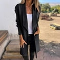 thumbnail image 2 of XFLWAM Women's Open Front Knit Coats Lightweight Cardigan Casual Long Sleeve Jacket Coat Fall Outerwear with Pockets XXL, 2 of 8