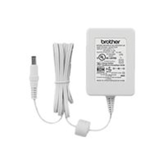 Brother AD24ESAW - Power adapter - United States - white - for P-Touch PT-1005, 1010, 1080, 1090, 1230, 1280, 1290, 2430, 7100, 90, E100, H105, H75, P300