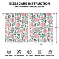 thumbnail image 2 of Everyday Floral Curtains 52x63 Inch Rod Pocket Blackout Drapes 2 Panels for Bedroom and Comfortable Living, 2 of 2