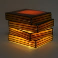 thumbnail image 4 of Nightstand Desk Book Lamps, Warm Comfortable Glow Stacked Books Lamp  For Home, 4 of 8