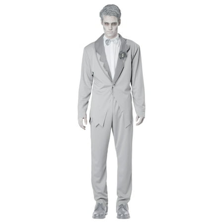 Gothic Ghostly Groom Adult Mens Halloween Costume
