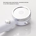thumbnail image 4 of facefd Pressure Boosting Home Detachable Handheld Massage Spraying Head, White Silver white, 4 of 6