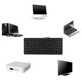 thumbnail image 1 of Mini Keyboard Arabic, Keyboard USB Interface Silent Business Wired Keyboard for Desktop Computer Ultra Thin 78 Keys, 1 of 7