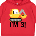 thumbnail image 3 of Inktastic 3rd Birthday Construction Party Boy Toddler Hoodie, 3 of 4