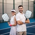thumbnail image 6 of Pickleball Paddles Set,Pioneer Flower Floral Print Pattern Fiberglass Surface Pickleball Racket Set with 2 Indoor Outdoor Pickleball Balls and Pickleball Bag,Pickle-ball Equipment, 6 of 6