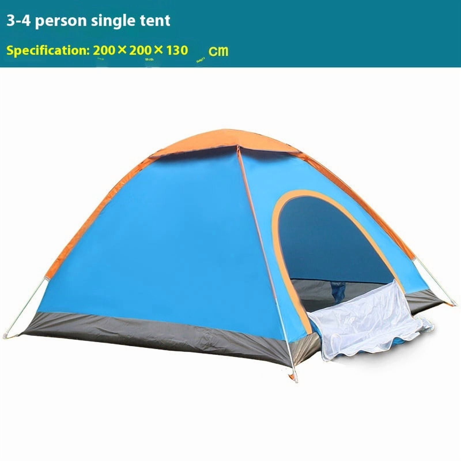 Hand Throw Two Seconds Quick Open Automatic Tent Double Person Single Door Throw Tent 1-3 Person Outdoor Camping Throw Open Automatic Tent
