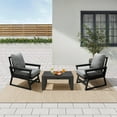 thumbnail image 2 of Malibu Gray HDPE Deep Seating Chair-3 Piece, 2 of 11