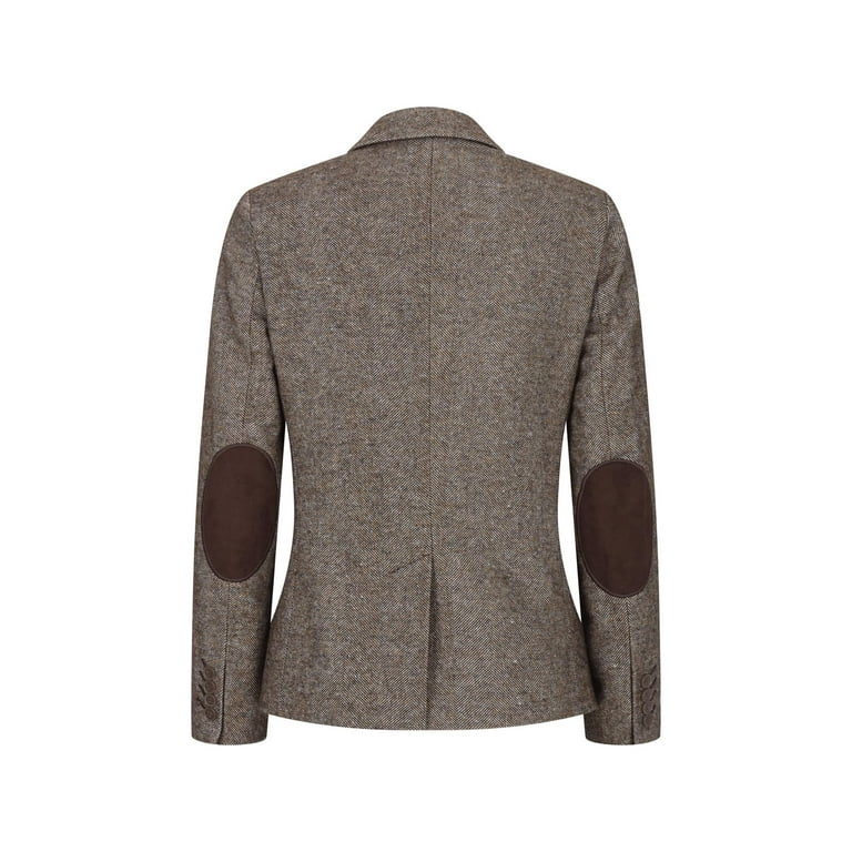 Jacket Womens TruClothing Women's Tweed Herringbone Classic 1920s