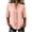 A-Pink, variant on Womens Blouses 3/4 Sleeve Ruffle T Shirts Cut Out Loose Solid Color V Neck Pullover Trendy Fall Tops Black 2XL