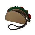 thumbnail image 2 of Zeckos Taco Bout Love Food Friendly Taco Shaped Purse w/Removable Wrist Strap, 2 of 4