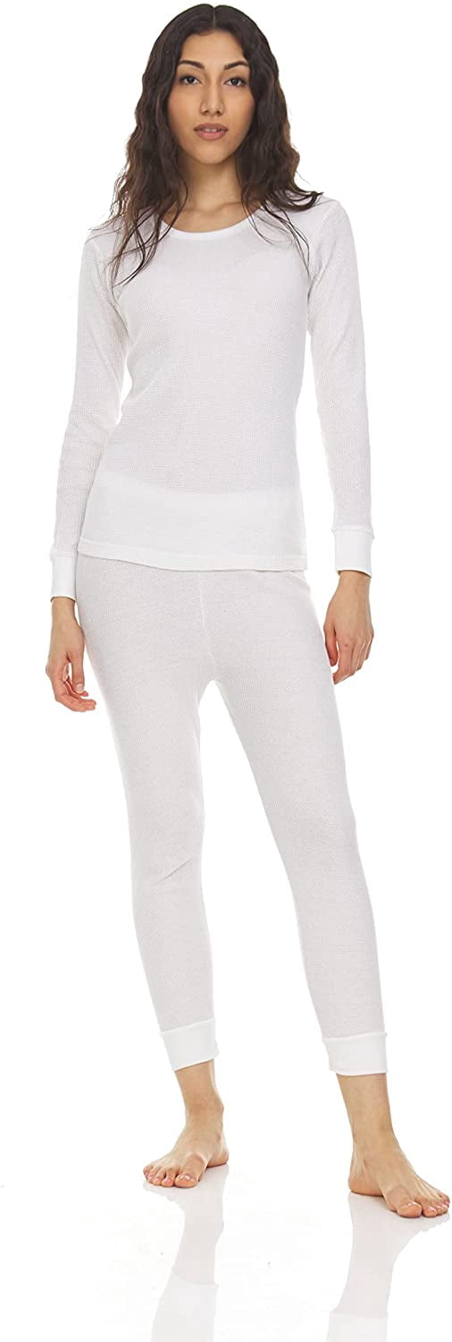BILLIONHATS 6-Pack Women's Thermal Sets - Long Johns Base Layer, Cotton Blend, Top & Bottom 4 thumbnail image