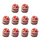 thumbnail image 1 of Set de 10 cestas de frutas de resina, juguetes divertidos para niños, decoración para casa de muñecas o jardín de hadas., 1 of 9